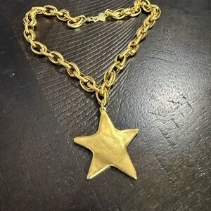 Bracha Gold Star Pendant Necklace
